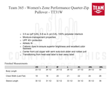 BSB Women's Performance Quarter zip