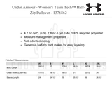 BSB Women's Under Armour quarter zip