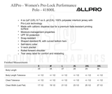 BSB AllPro Performance polo - women's