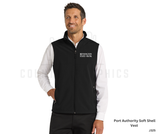 BSB Port Authroity Soft Shell Vest- Black