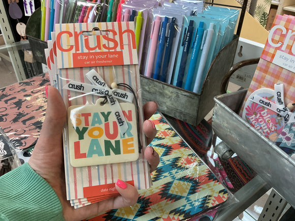 Stay in your lane crush freshener