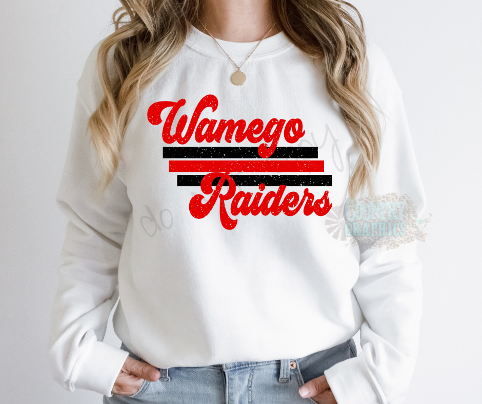 Wamego Raiders retro lines- YOUTH