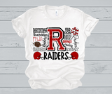 Raiders football collage- youth