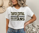 Thayer Central Titans distressed