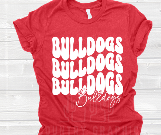 Bulldogs retro stack