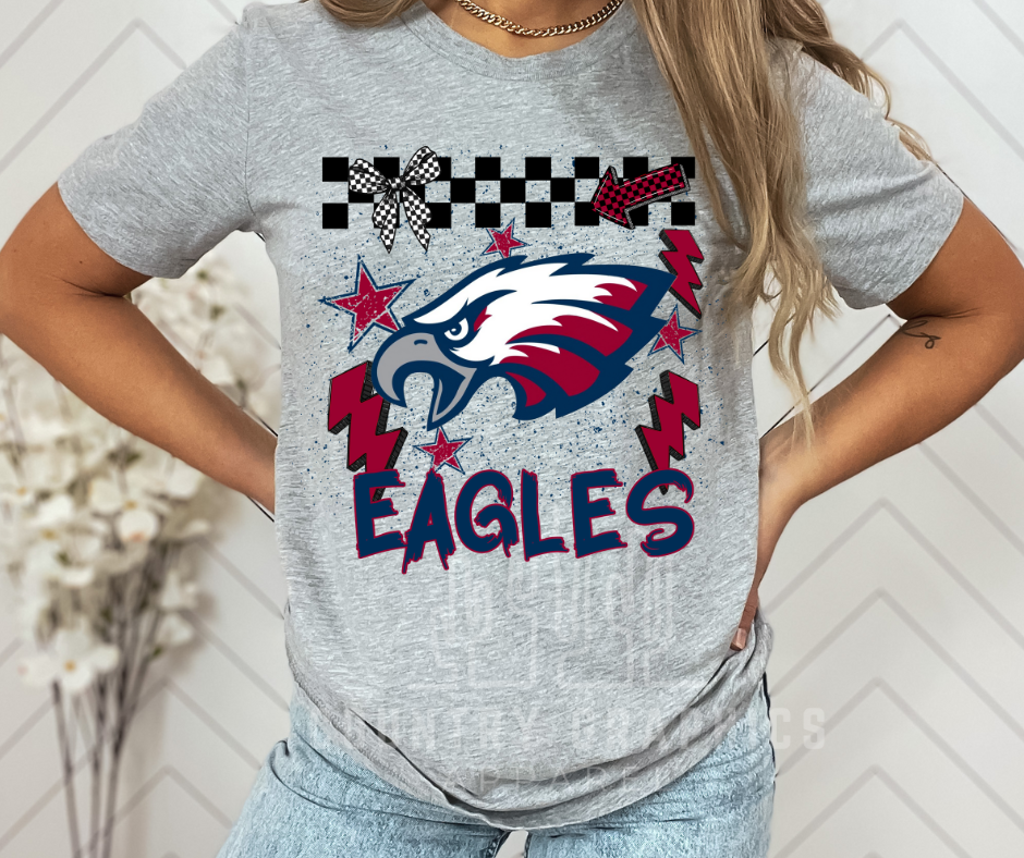 Retro Eagles checker