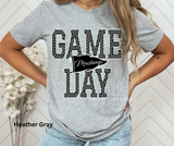 Game Day Mustangs - black and white