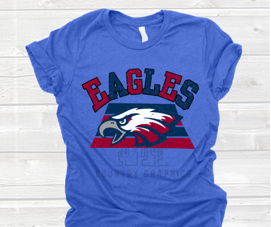 Eagles - red/blue