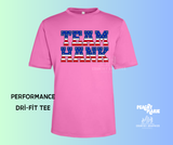 Team Hank- red, white & blue tee