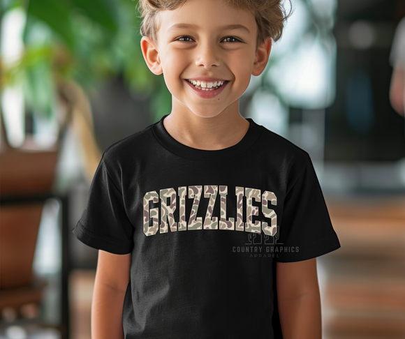 Grizzlies camo - youth
