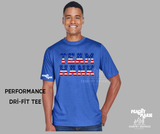 Team Hank- red, white & blue tee