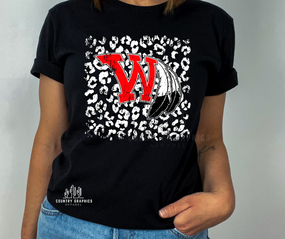 Wamego blk/wht leopard