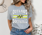 Outlaws softball stripe
