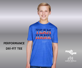 Team Hank- red, white & blue tee