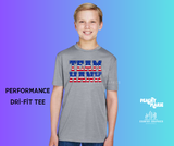 Team Hank- red, white & blue tee