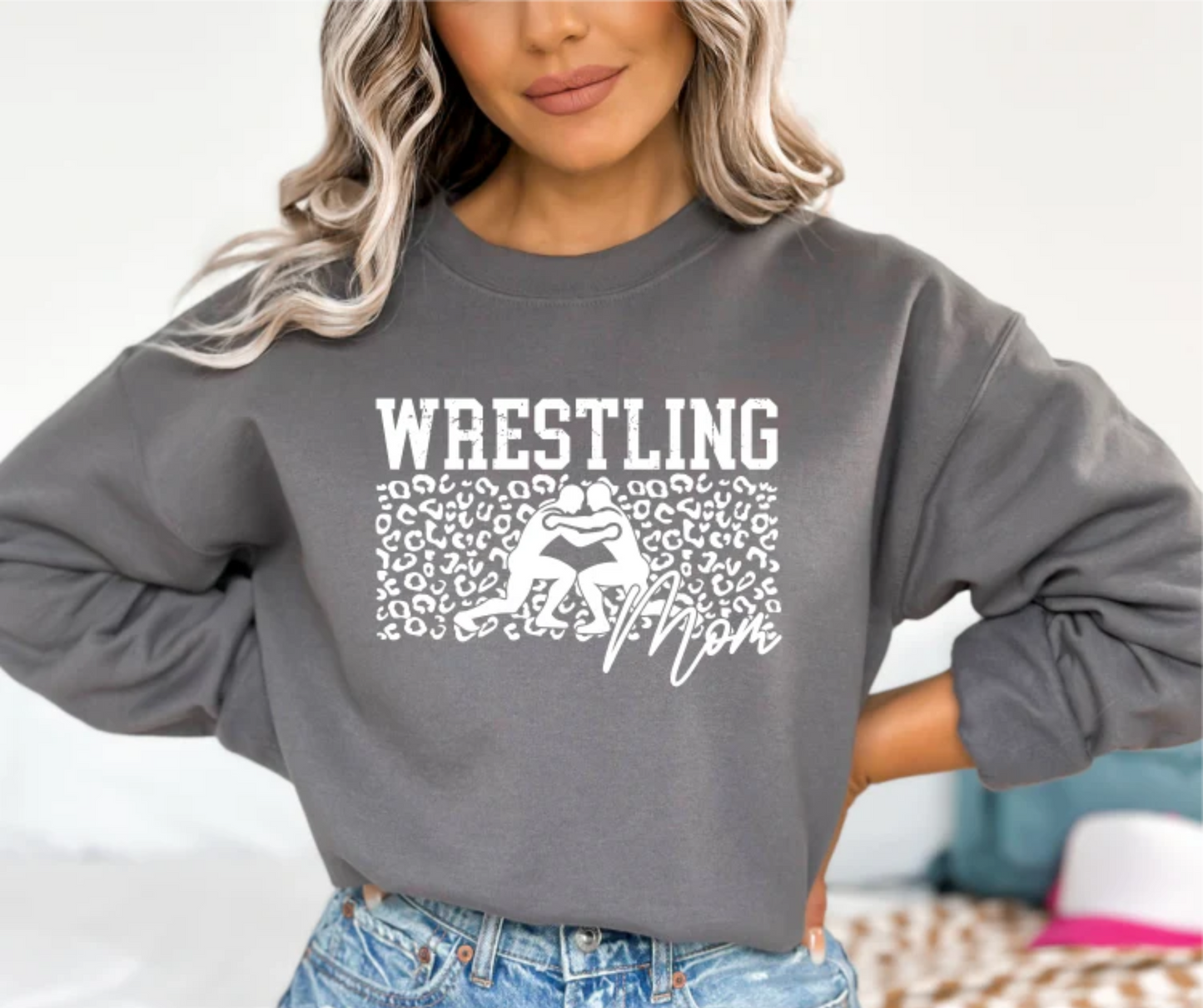 White Leopard Wrestling Mom