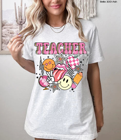 Teacher - retro collage