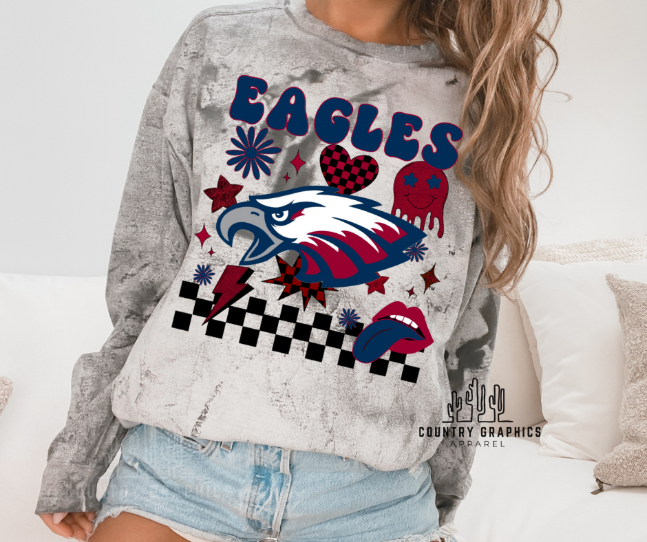 Eagles checker retro