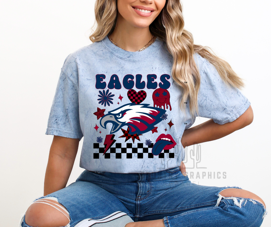 Eagles checker retro