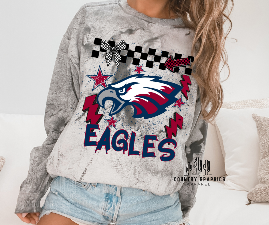 Retro Eagles checker