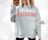 Raiders Mock-neck Crewneck Sweatshirt
