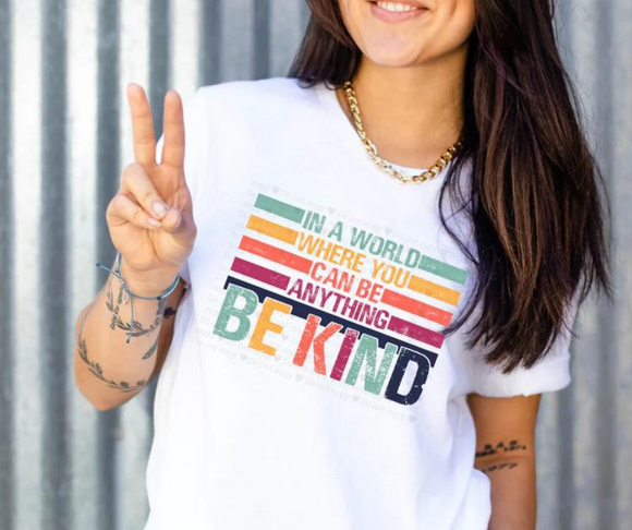 Be Kind- colorful