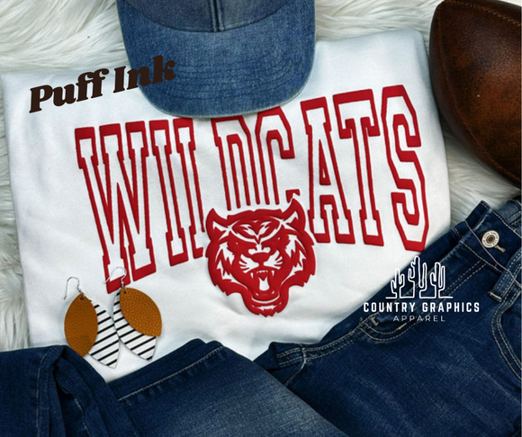 Wildcats (red) puff