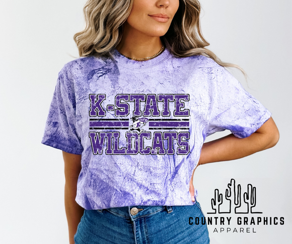 Kansas State Wildcats - distressed - OFFICIALLY LICENSED
