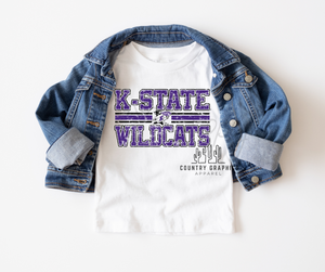 Kansas State Wildcats - distressed - YOUTH