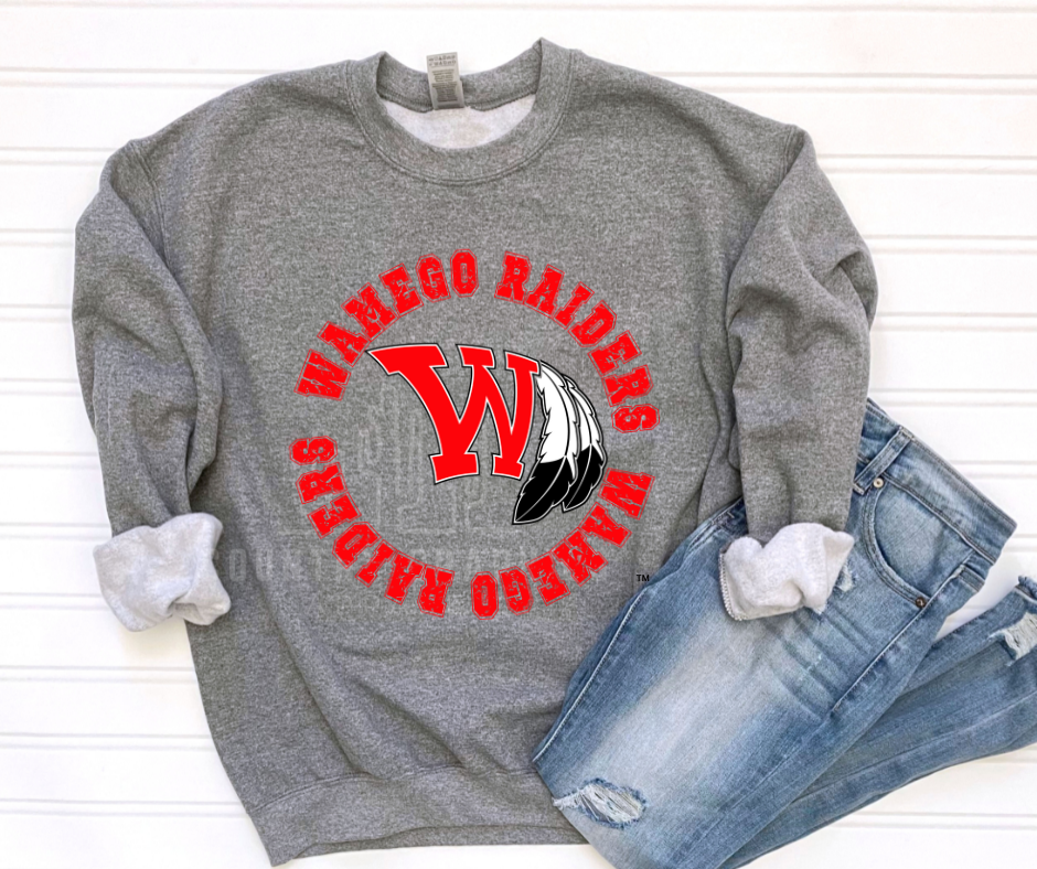 Wamego Raiders Grunge Circle