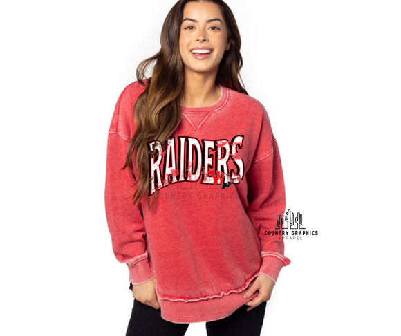 Chicka-D Women's 'Everybody' Burnout Hoodie - Charcoal Gray NCAA Officially Licensed Soft Fleece Pullover