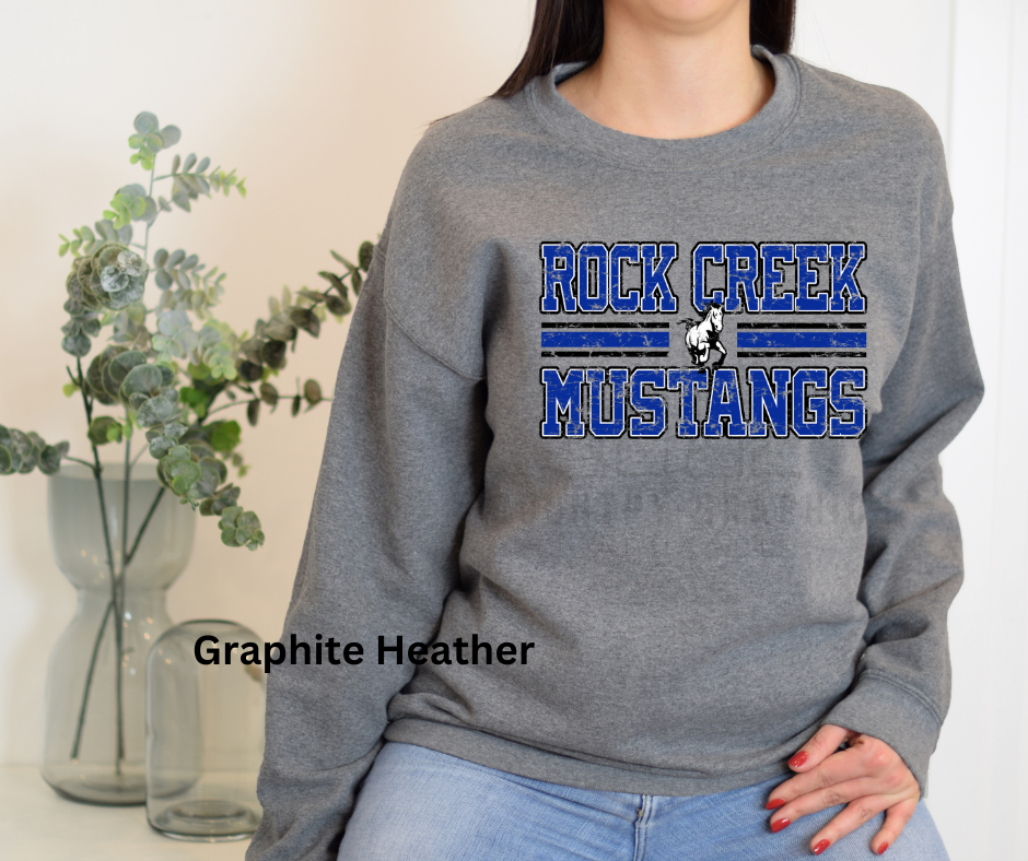 Rock Creek Mustangs (distressed)