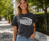 Raiders Football - Gray ink  Leopard