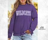 Wildcats - mock neck Crew