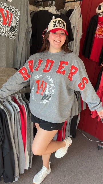 Raiders oversize crewneck