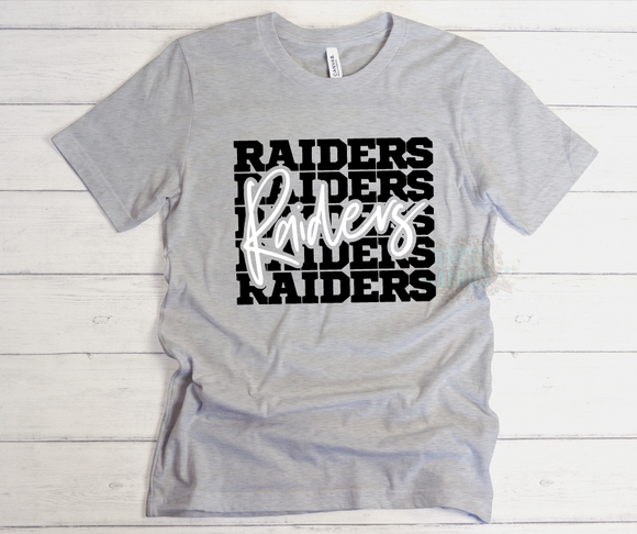 Raiders- black and white- YOUTH