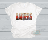 Raiders Baseball ~glitter leopard