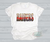 Raiders Baseball ~glitter leopard--youth