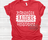 Raiders Leopard -white ink- YOUTH