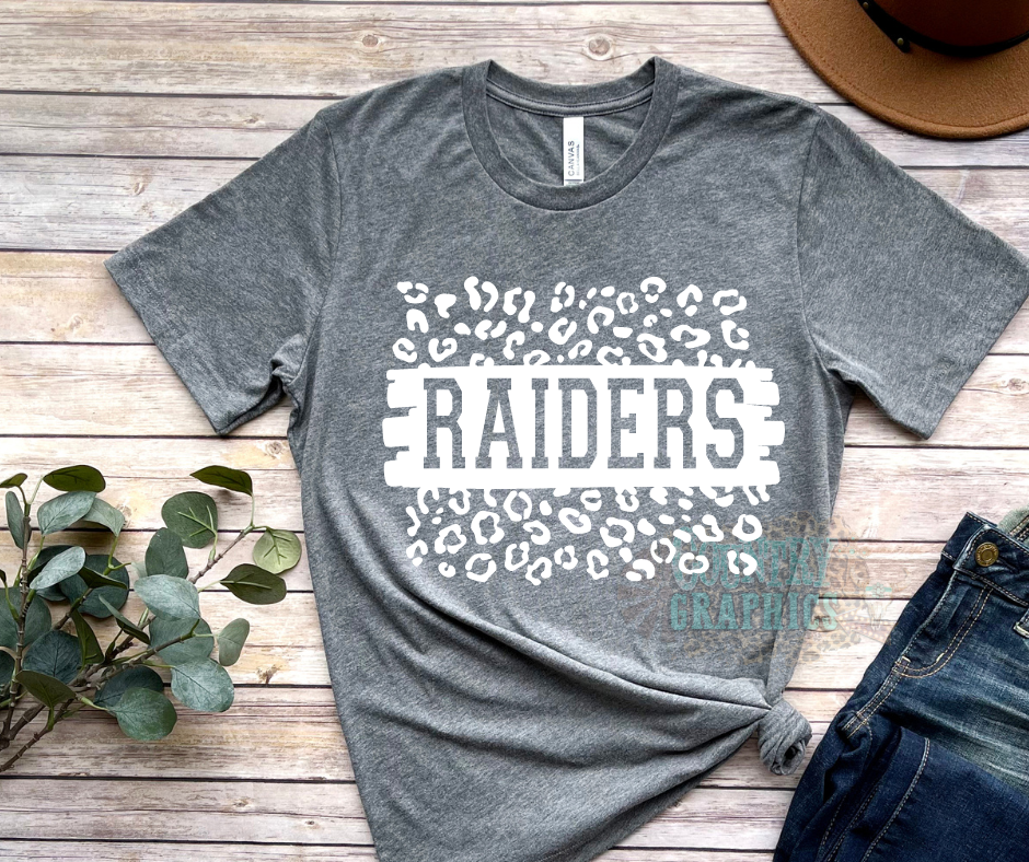 Raiders Leopard - WHITE INK