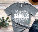 Raiders Leopard -white ink- YOUTH