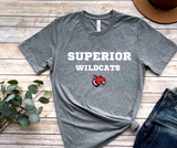 Superior Wildcats -varsity letters