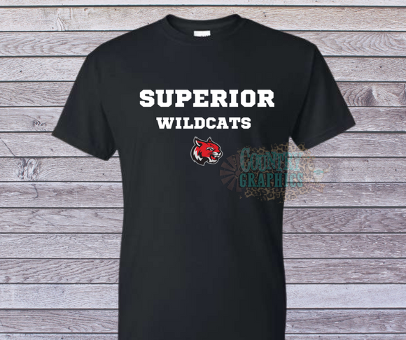 Superior Wildcats -varsity letters