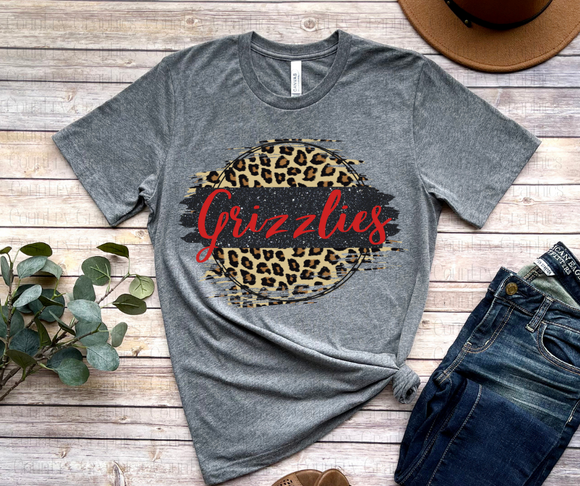 Grizzlies - tan leopard