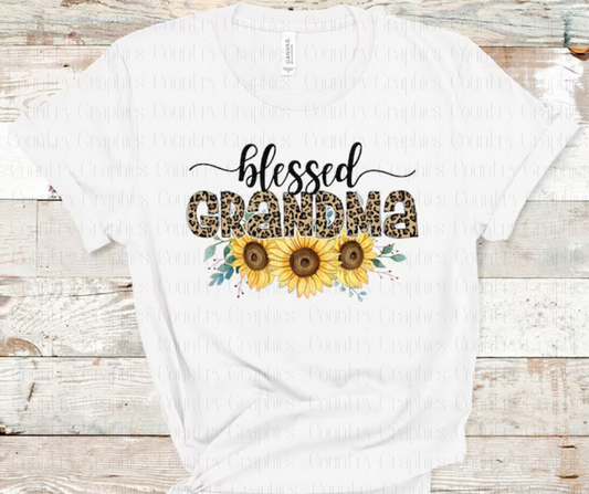 Grandma sunflowers