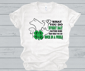 4-H What you do matters