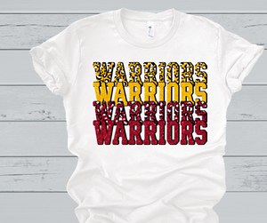 Warriors-  red and gold