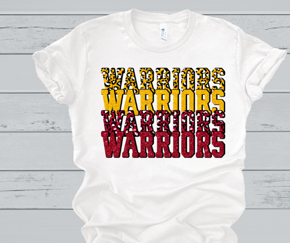 Warriors-  red and gold