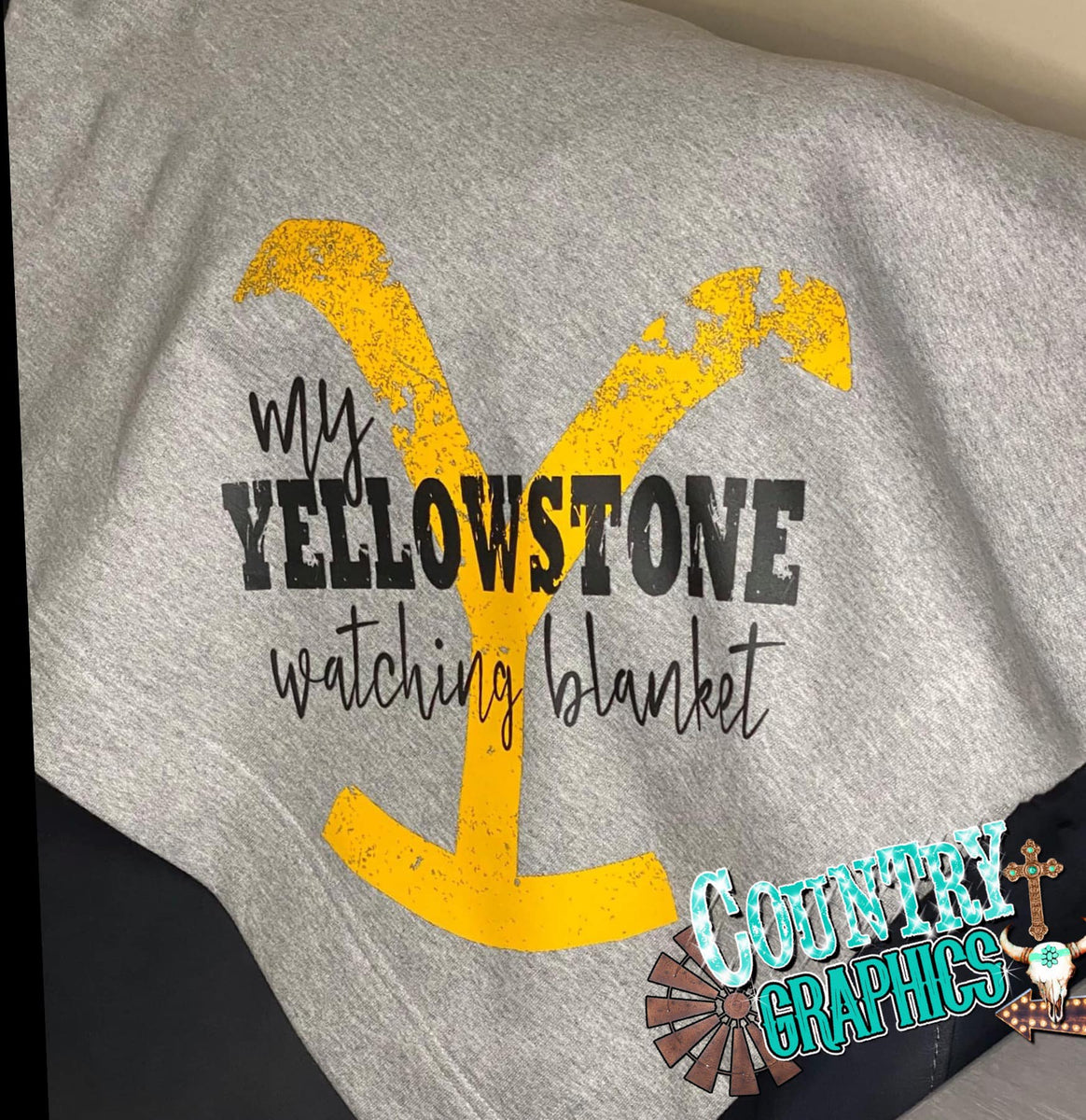 yellowstone watching blanket Country Graphics