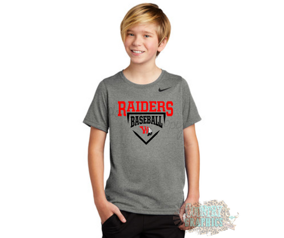 Raiders Baseball (Dri Fit)- YOUTH